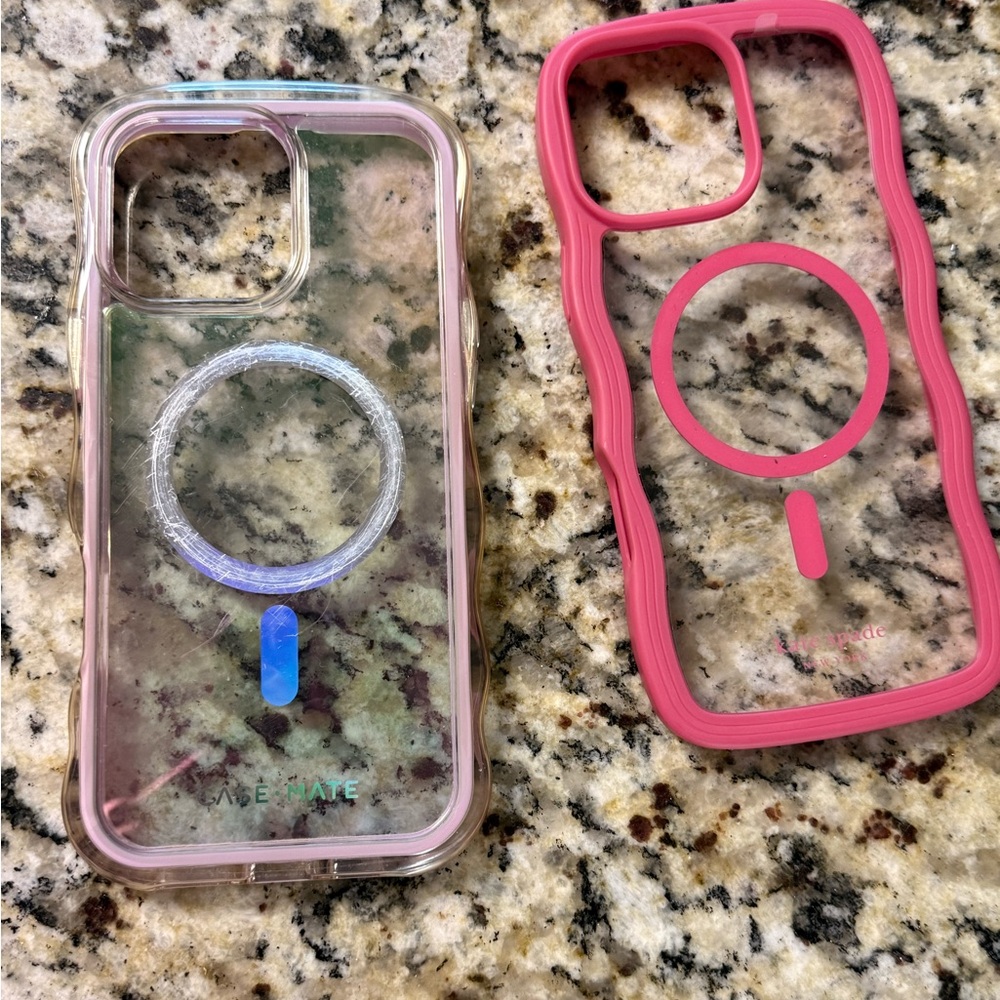 Case-Mate Soap Bubble and Pink Kate Spade MagSafe iPhone 16 pro max Cases